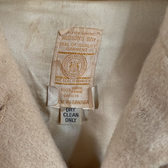 Vintage Hudson’s Bay Five Point Wool Shirt Jacket Small Medium - Picture 3 of 4